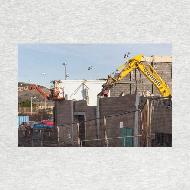 Afan Lido Demolition - Sports Hall 2 - 2012 by SimplyMrHill